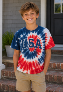 USA Tie Dye Tee youth