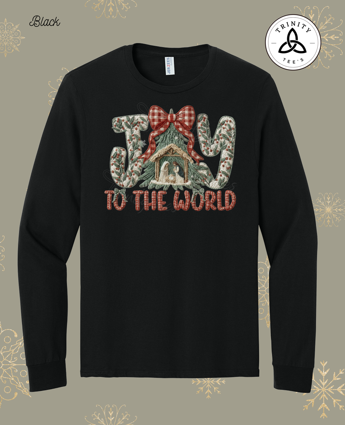Joy to the World Knit Long Sleeve