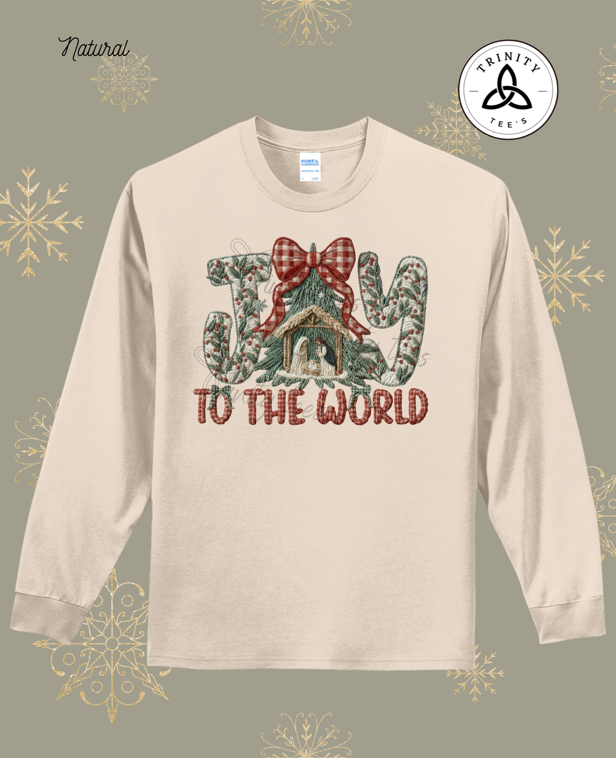 Joy to the World Knit Long Sleeve