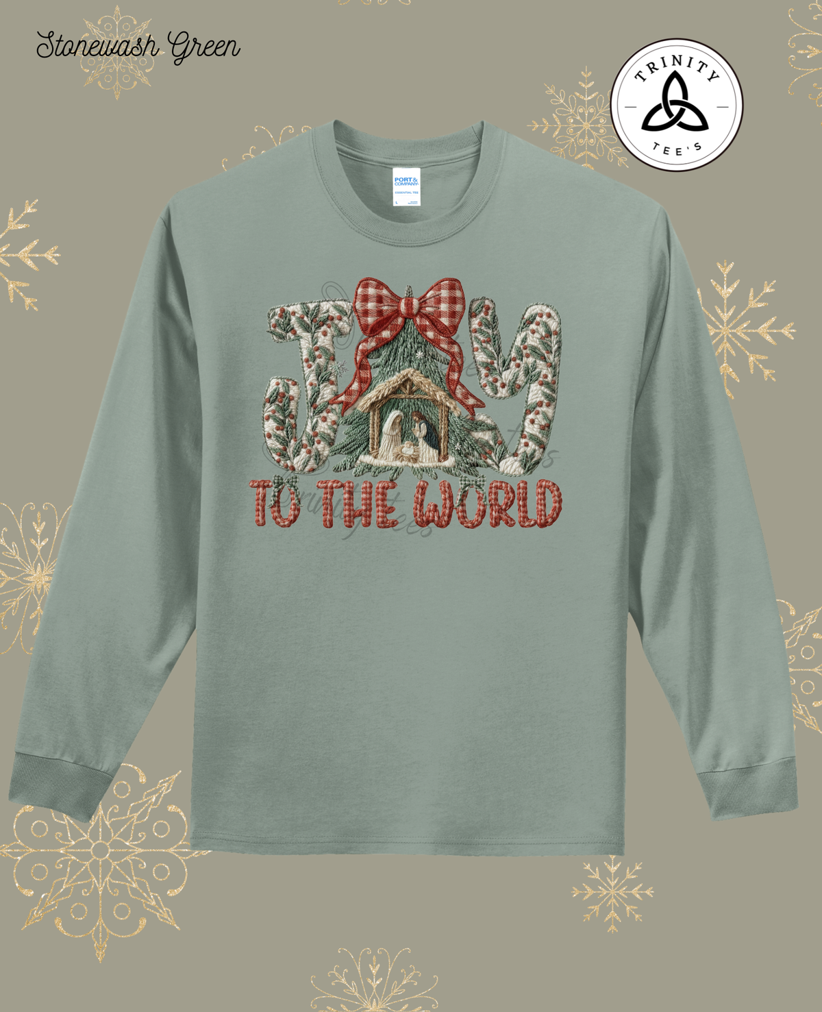 Joy to the World Knit Long Sleeve